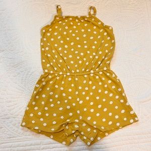 Old Navy toddler romper - 2T - mustard and white